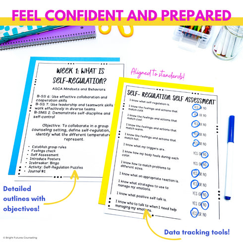 Group Curriculum BUNDLE II 10 Counseling Small Groups